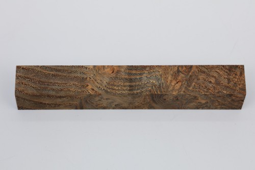 Jesion czeczot Burl Ash antracytowo-karmelowe stabilizowane drewno do toczenia na długopis anthracite-caramel stabilized wood for pen blank