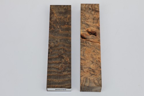 Jesion czeczot Burl Ash antracytowo-karmelowe stabilizowane drewno do toczenia na długopis anthracite-caramel stabilized wood for pen blank