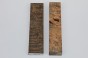 Jesion czeczot Burl Ash antracytowo-karmelowe stabilizowane drewno do toczenia na długopis anthracite-caramel stabilized wood for pen blank