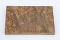 Jesion czeczot Burl Ash antracytowo-karmelowe stabilizowane drewno na biżuterię anthracite-caramel stabilized wood for jewelry