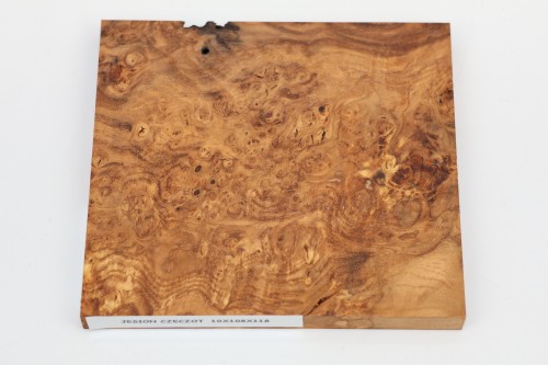 Jesion czeczot Burl Ash stabilizowane drewno na biżuterię stabilized wood for jewelry