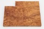 Jesion czeczot Burl Ash jasnobrązowe stabilizowane drewno na biżuterię light brown stabilized wood for jewelry