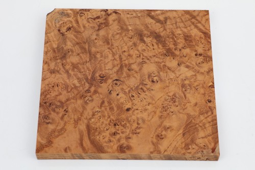 Jesion czeczot Burl Ash jasnobrązowe stabilizowane drewno na biżuterię light brown stabilized wood for jewelry