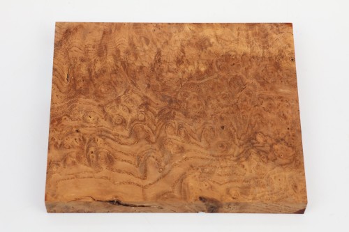 Jesion czeczot Burl Ash jasnobrązowe stabilizowane drewno na biżuterię light brown stabilized wood for jewelry