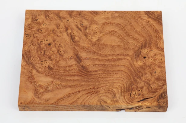 Jesion czeczot Burl Ash jasnobrązowe stabilizowane drewno na biżuterię light brown stabilized wood for jewelry
