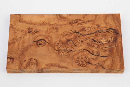 Jesion czeczot Burl Ash jasnobrązowe stabilizowane drewno na biżuterię light brown stabilized wood for jewelry