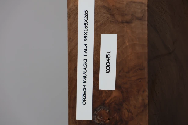 Orzech Kaukaski Fala Flame Caucasian Walnut drewno do toczenia kantówka wood for turning Timber