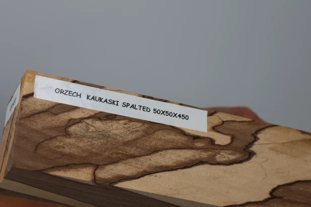 Orzech Kaukaski Spalted Caucasian Walnut drewno do toczenia kantówka kwadrat wood for turning Square Timber