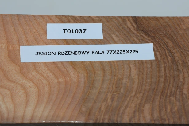 Jesion Rdzeniowy Oliwkowy Fala Flame Olive Heartwood Ash drewno do toczenia wood for turning
