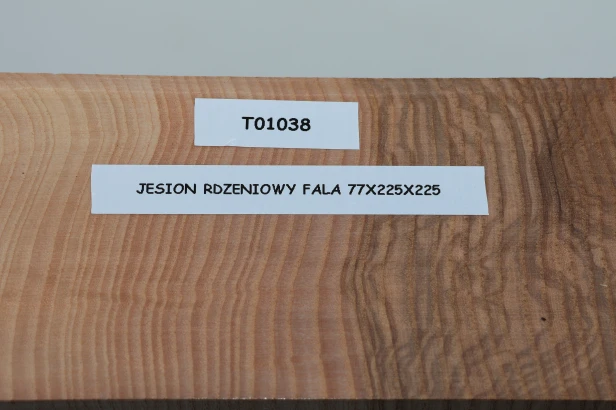 Jesion Rdzeniowy Oliwkowy Fala Flame Olive Heartwood Ash drewno do toczenia wood for turning