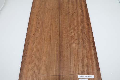 Ovangkol Shedua Amazique Fala Flame drewniany top na gitarę guitar top