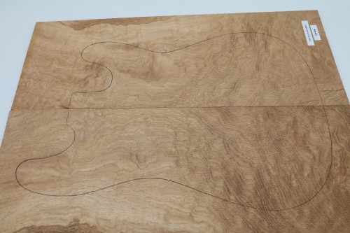 Dąb Fala Flame Oak drewniany top na gitarę guitar top