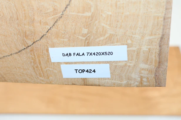 Dąb Fala Flame Oak drewniany top na gitarę guitar top