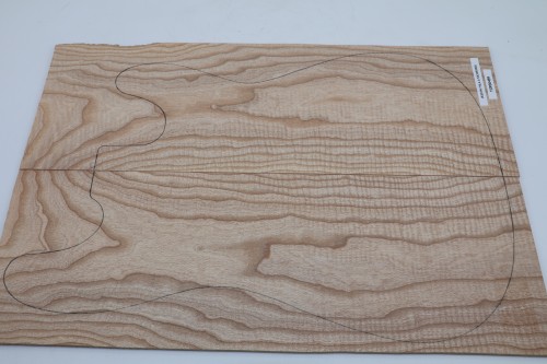 Jesion Fala Flame Ash drewniany top na gitarę guitar top