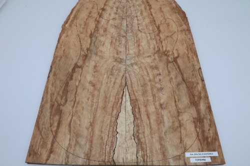 Buk Spalted Beech Wood drewniany top na gitarę guitar top