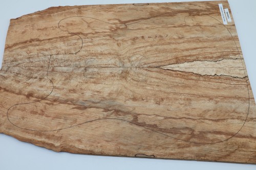 Buk Spalted Beech Wood drewniany top na gitarę guitar top