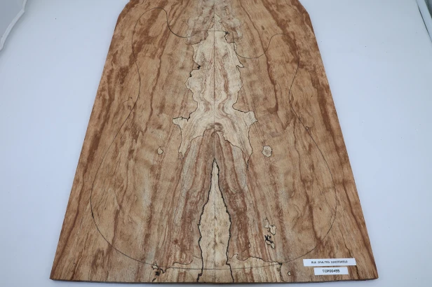 Buk Spalted Beech Wood drewniany top na gitarę guitar top