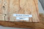 Buk Spalted Beech Wood drewniany top na gitarę guitar top