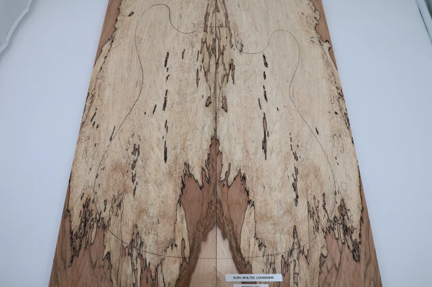 Klon Spalted Maple drewniany top na gitarę guitar top