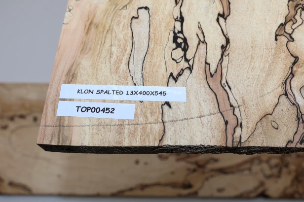 Klon Spalted Maple drewniany top na gitarę guitar top