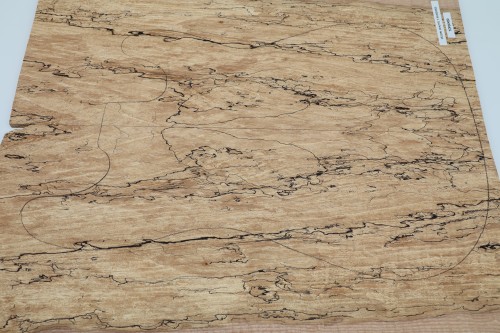 Jesion Spalted Ash drewniany top na gitarę guitar top