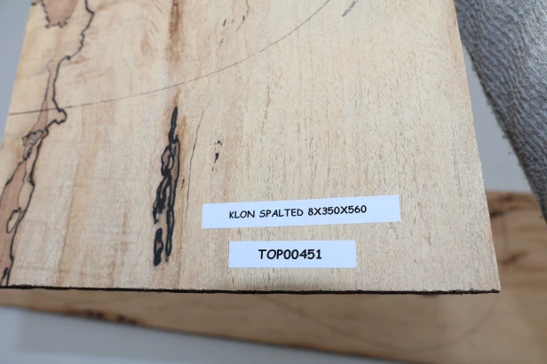 Klon Spalted Maple drewniany top na gitarę guitar top