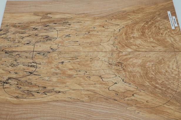 Jesion Spalted Ash drewniany top na gitarę guitar top