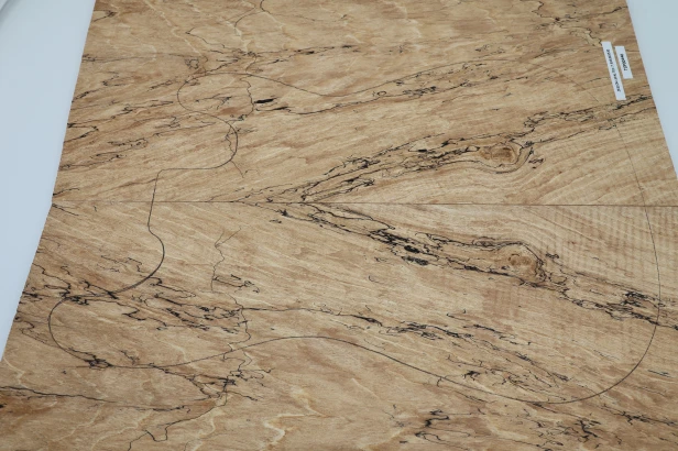 Jesion Spalted Ash drewniany top na gitarę guitar top