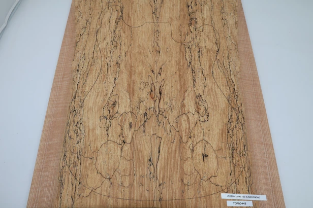Jesion Spalted Ash drewniany top na gitarę guitar top