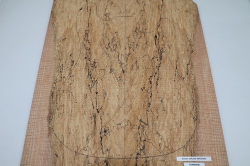 Jesion Spalted Ash drewniany top na gitarę guitar top