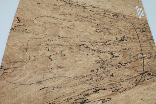 Jesion Spalted Ash drewniany top na gitarę guitar top