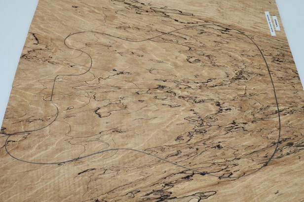 Jesion Spalted Ash drewniany top na gitarę guitar top