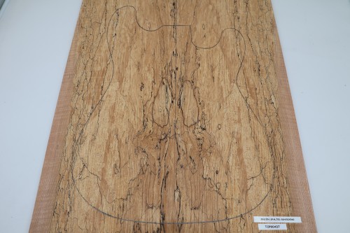 Jesion Spalted Ash drewniany top na gitarę guitar top