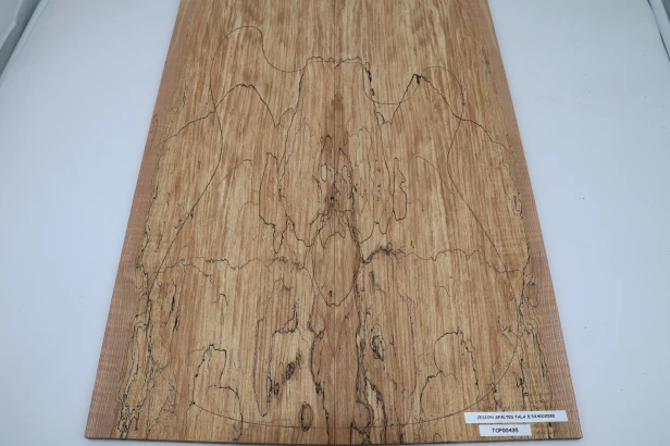 Jesion Spalted Fala Flame Ash drewniany top na gitarę guitar top
