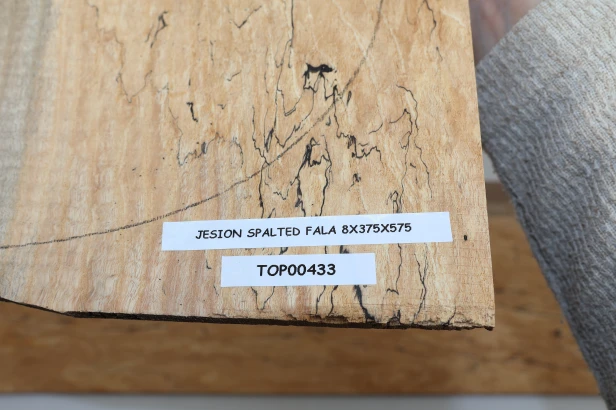 Jesion Spalted Fala Flame Ash drewniany top na gitarę guitar top