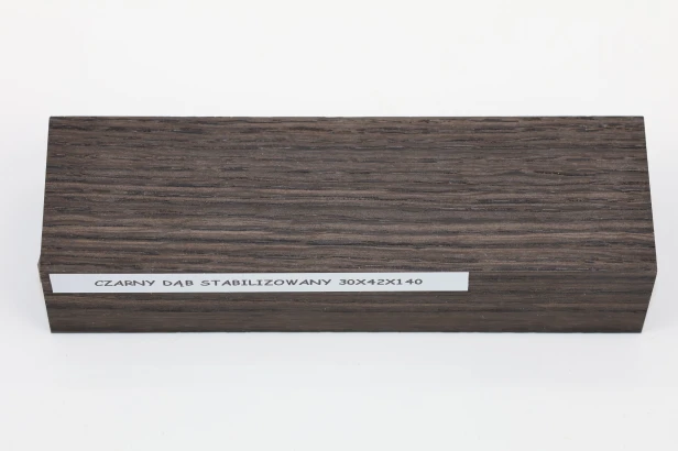 Czarny Dąb Black Oak stabilizowane drewno na rękojeść noża stabilized wood for knife
