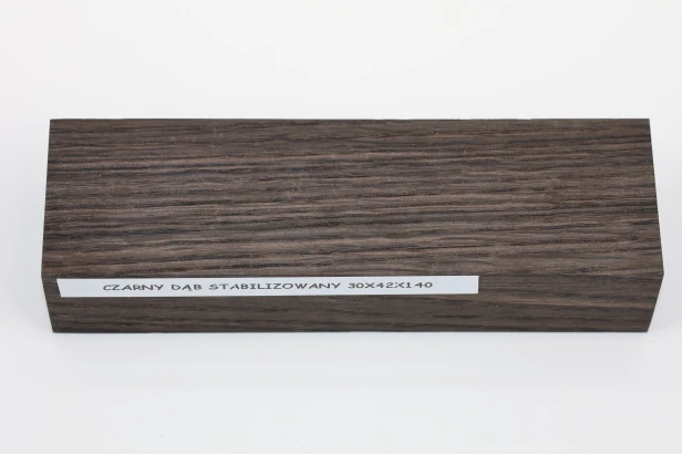 Czarny Dąb Black Oak stabilizowane drewno na rękojeść noża stabilized wood for knife