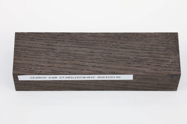 Czarny Dąb Black Oak stabilizowane drewno na rękojeść noża stabilized wood for knife