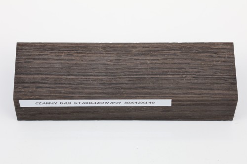 Czarny Dąb Black Oak stabilizowane drewno na rękojeść noża stabilized wood for knife