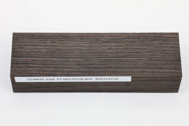 Czarny Dąb Black Oak stabilizowane drewno na rękojeść noża stabilized wood for knife