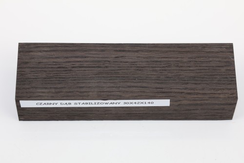 Czarny Dąb Black Oak stabilizowane drewno na rękojeść noża stabilized wood for knife