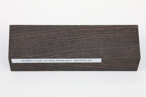 Czarny Dąb Black Oak stabilizowane drewno na rękojeść noża stabilized wood for knife