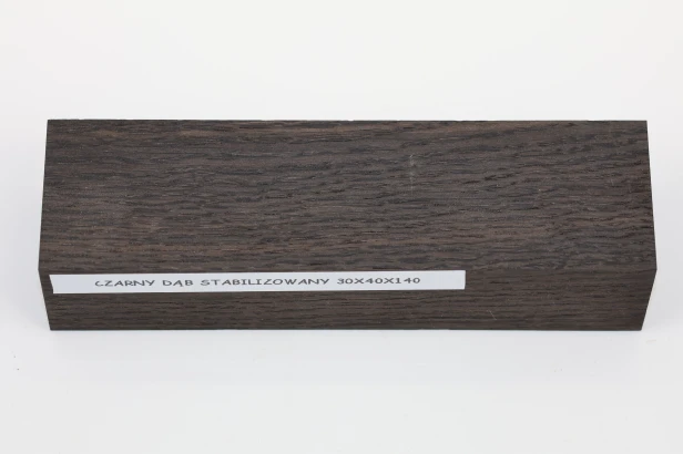 Czarny Dąb Black Oak stabilizowane drewno na rękojeść noża stabilized wood for knife