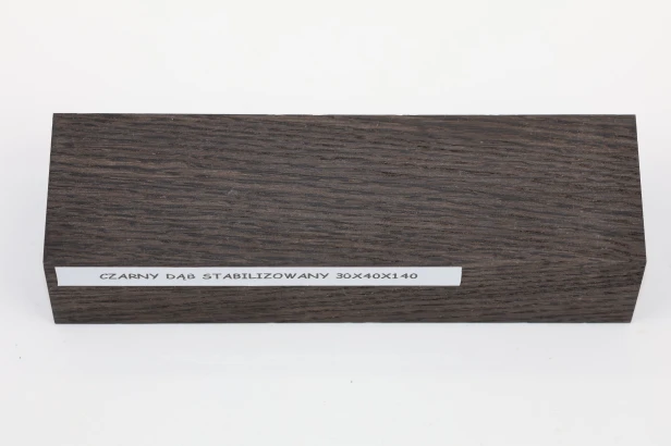Czarny Dąb Black Oak stabilizowane drewno na rękojeść noża stabilized wood for knife