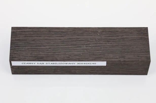 Czarny Dąb Black Oak stabilizowane drewno na rękojeść noża stabilized wood for knife