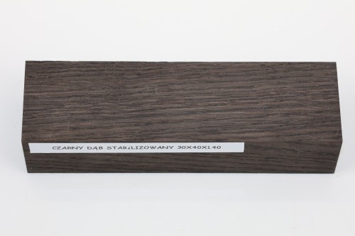Czarny Dąb Black Oak stabilizowane drewno na rękojeść noża stabilized wood for knife