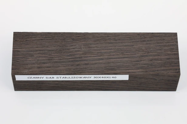 Czarny Dąb Black Oak stabilizowane drewno na rękojeść noża stabilized wood for knife