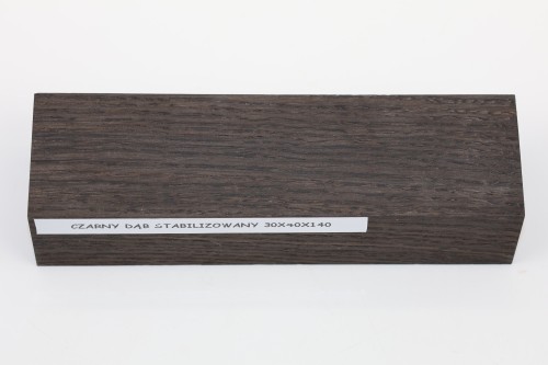 Czarny Dąb Black Oak stabilizowane drewno na rękojeść noża stabilized wood for knife