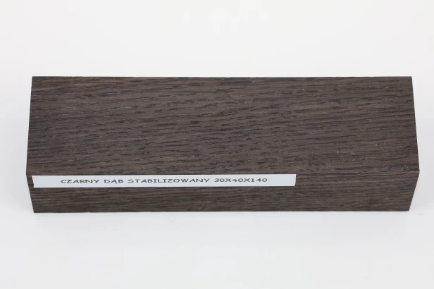 Czarny Dąb Black Oak stabilizowane drewno na rękojeść noża stabilized wood for knife