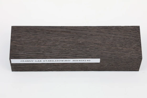 Czarny Dąb Black Oak stabilizowane drewno na rękojeść noża stabilized wood for knife
